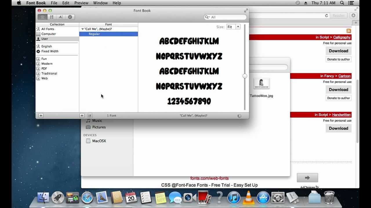 How to download fonts from dafont onto cricut